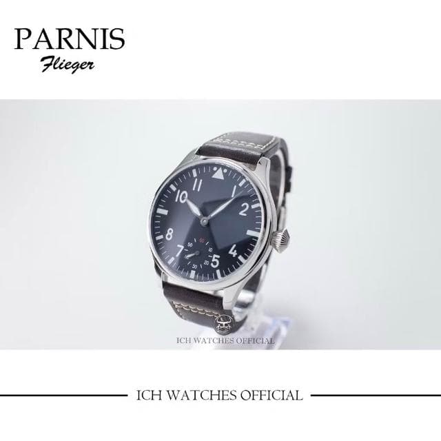 ICHco 實體門市 瑞士Parnis Flieger11系列飛行錶機械錶-手錶男錶女錶潛水錶運動錶水鬼大飛小王子聖誕節禮物生日