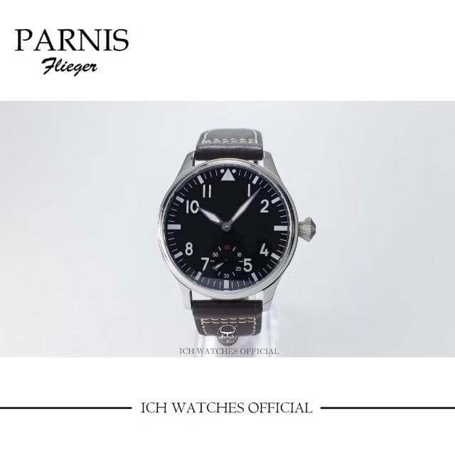 ICHco 實體門市 瑞士Parnis Flieger11系列飛行錶機械錶-手錶男錶女錶潛水錶運動錶水鬼大飛小王子聖誕節禮物生日