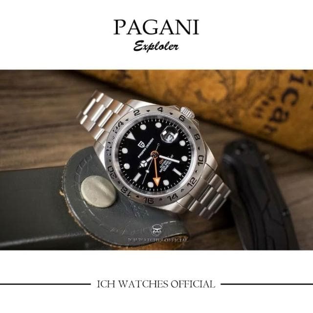 【Pagani 帕加尼】ICHco 實體門市 美國Pagani design PD-1689探險家系列機械錶-男錶運動錶潛水錶生日禮物情人節禮物Exploler
