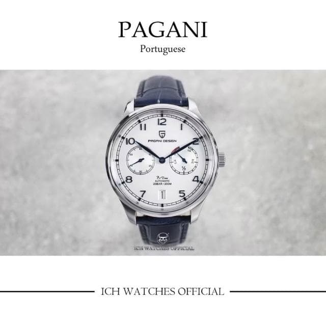 【Pagani 帕加尼】ICHco 實體門市 美國Pagani Design PD1722 葡萄牙系列機械錶飛行錶-手錶男錶女錶三眼計時錶生日禮物生日禮物父親節禮物