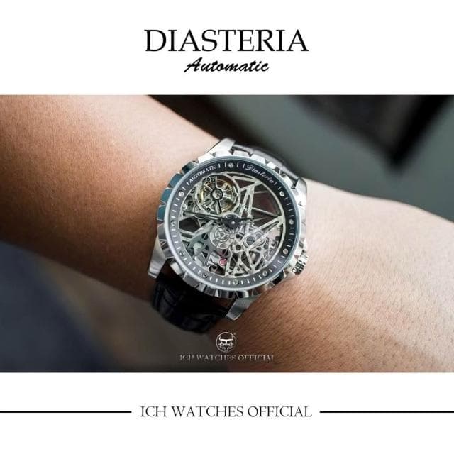ICHco 實體門市 Diasteria 賽車機械錶-運動錶鏤空錶潛水錶生日禮物情人節禮物水鬼圓桌武士錶精品錶父親節禮物