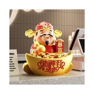 財神爺 財神 聚寶盆 招財 聚財 擺件 玄關鑰匙收納 玄關收納 招財擺件 玄關擺飾 財位擺件 開業 喬遷 開店 禮物