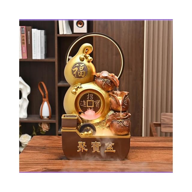 聚寶盆 葫蘆 招財流水擺件 流水盆 招財擺飾 招財流水盆 流水聚寶盆 流水擺件 開運 招財擺飾 入厝禮物 開幕送禮