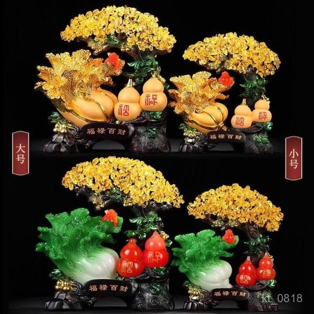 免運 招財葫蘆 貔貅擺飾 黃水晶發財樹 擺件 招財擺飾 客廳擺飾 玄關擺件 店鋪擺飾 風水擺件 入厝禮物 開幕送禮