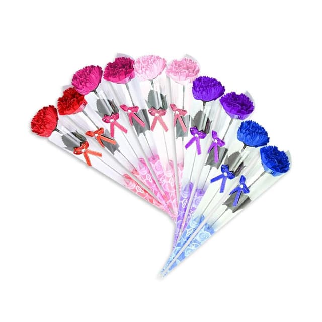 〔小島百貨〕玫瑰花 康乃馨 香皂花 台灣公司開發票 貼紙訂製 活動節慶 長輩送禮 婚禮小物 畢業禮物 母親節禮物