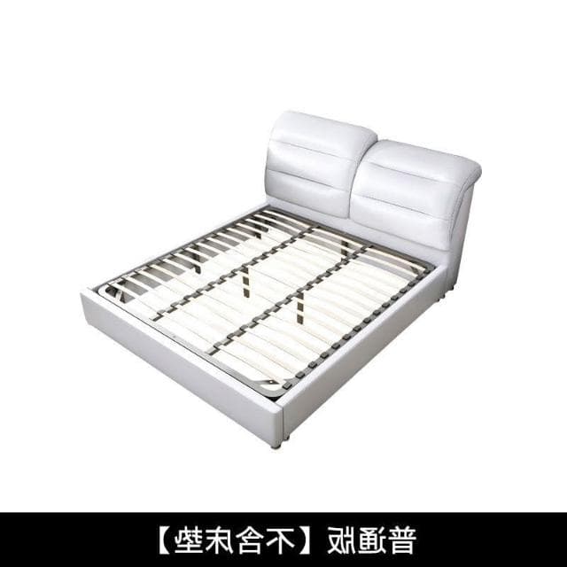 榻榻米床主臥簡約現代按摩真皮床雙人床智能多功能儲物皮藝床婚床