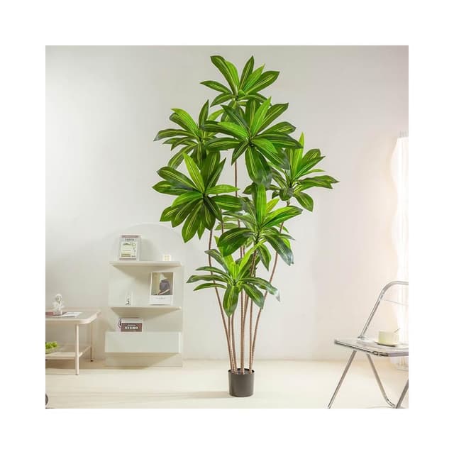 仿真綠植巴西木盆栽室內家居裝修植物擺件仿真樹巴西鐵落地盆景