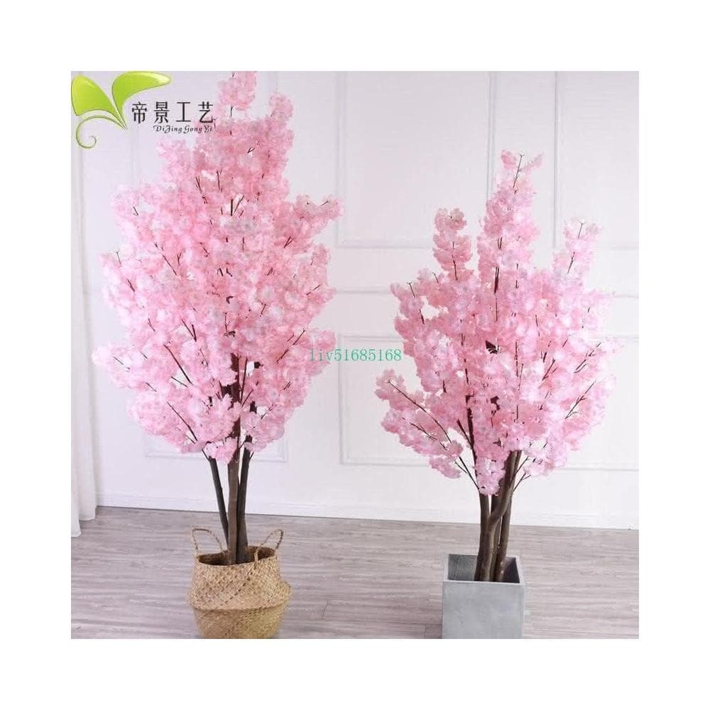 精選  浪漫粉色櫻花 大型 多花仿真花樹 盆景 落地 盆栽 人造植物 景觀 造型園林 假數 假花 仿真樹 仿真花