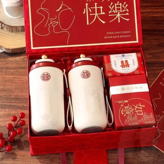 🔥新婚禮物送新人新婚婚禮實用閨蜜訂婚朋友新娘316保溫盃