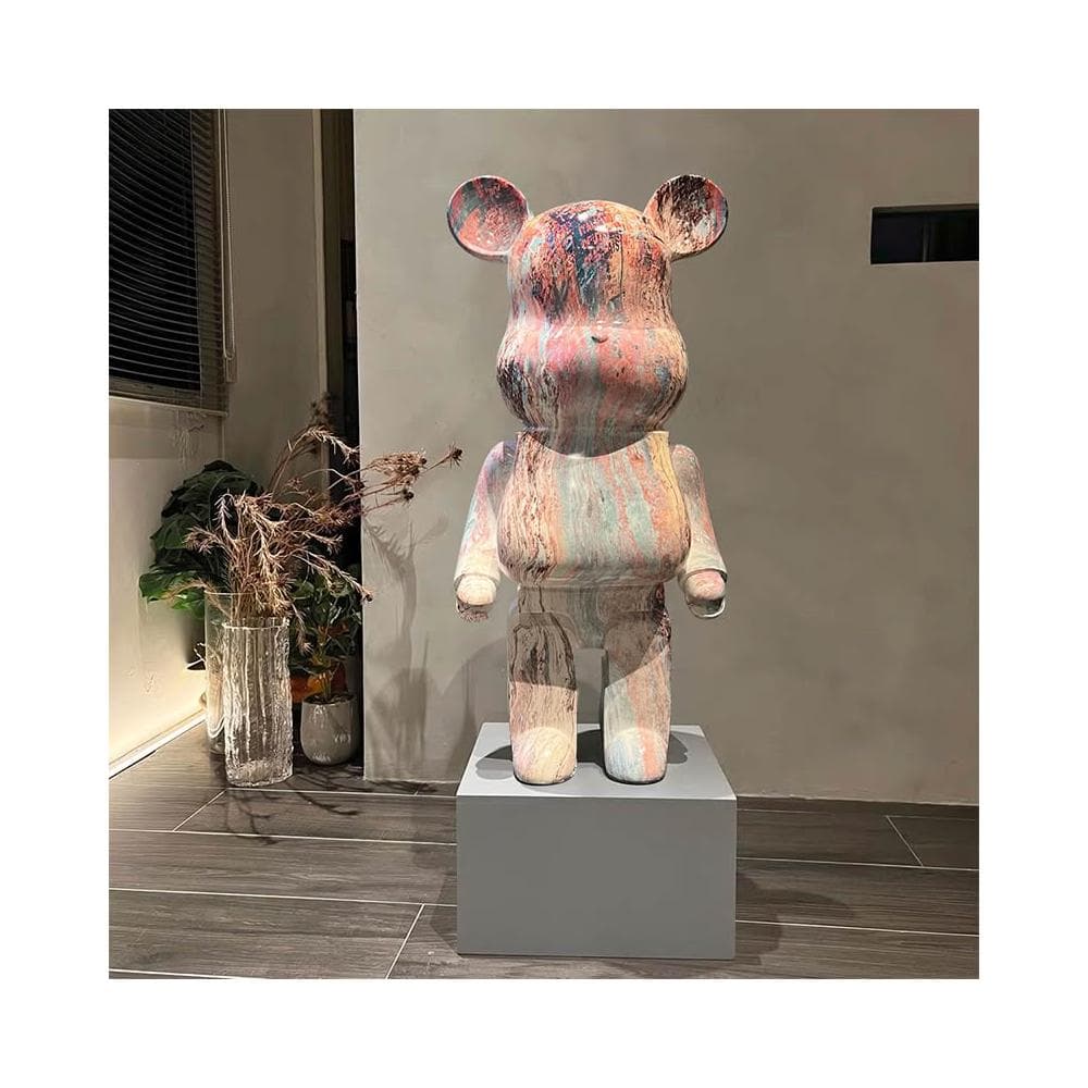 桃甜也居家生活 網紅暴力熊存錢筒落地大擺飾客廳家居電視櫃裝飾新家喬遷新居禮品