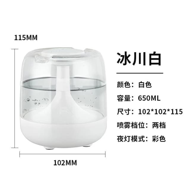 🔥24H出貨🔥加濕器 小型家用香薰機 440ML 二合一 靜音臥室 大容量 霧凈化空氣 迷你小夜燈 水氧機 香薰機