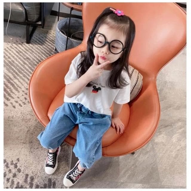 親子裝 童裝 短袖親子裝 母子裝 韓版米奇親子裝 大碼親子裝 一家三口母子母女裝短袖T恤