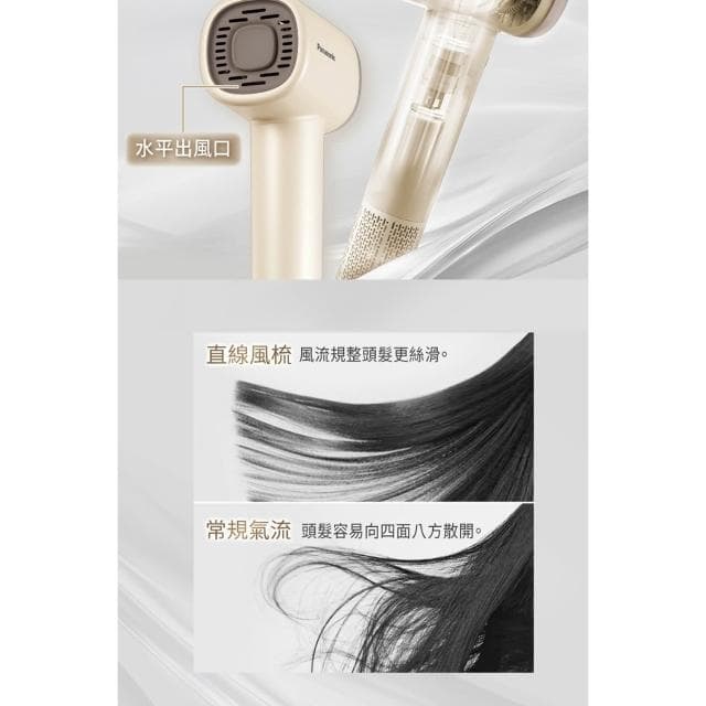 【Panasonic 國際牌】EH-NE6M-C 低噪大風量BLDC馬達負離子吹風機(奶茶)