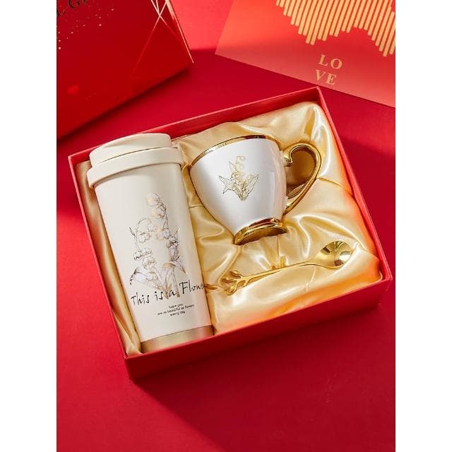 生日禮物送女生客戶老師實用高級感禮盒保溫杯定制結婚美業伴手禮