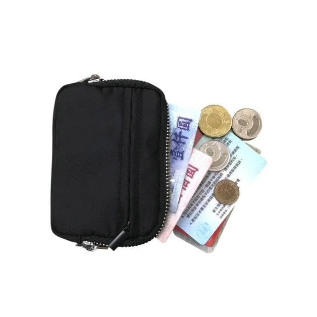 金屬感拉鍊零錢包 無印 零錢卡片包 錢包 駕照可放  男生零錢包 女生零錢包 男生錢包 小零錢包