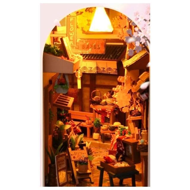 大旺小舖:DIY小屋 雨後小巷  袖珍屋娃娃屋材料包 現貨在台北當天寄 賣場上百款小屋 生日結婚母親節情人節聖誕交換禮物