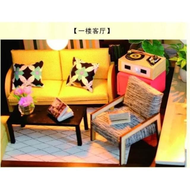 大旺小舖:台北現貨DIY袖珍娃娃屋小屋居家場景辛西婭的假日 生日結婚母親節情人節聖誕交換禮物 實體店面