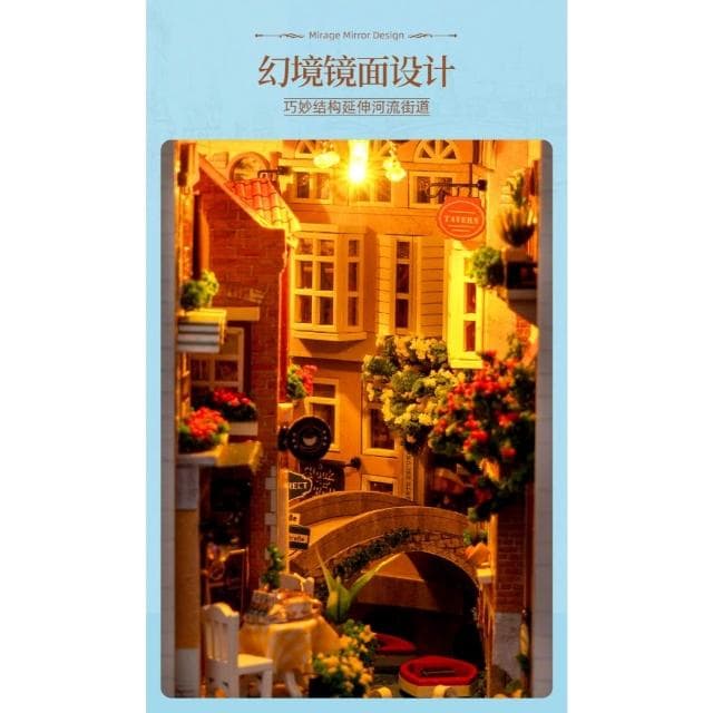 大旺小舖:台北現貨書立DIY小屋古城假日 袖珍屋娃娃屋材料包 生日結婚母親節情人節聖誕交換禮物 實體店面