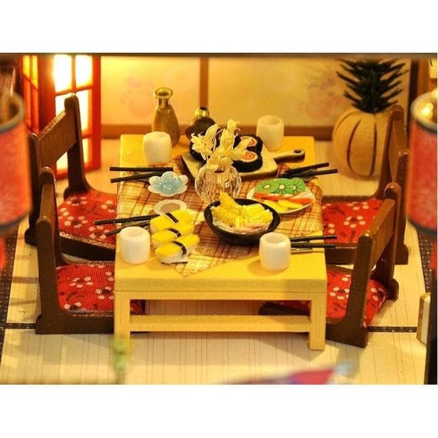 大旺小舖:diy袖珍娃娃屋材料包小屋櫻庭居 生日結婚母親節情人節聖誕交換禮物 實體店面