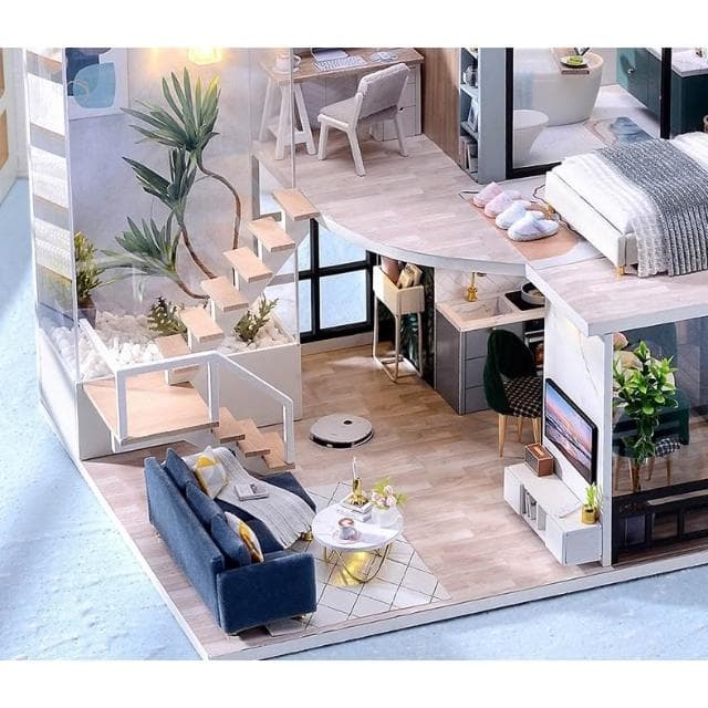 大旺小舖:台北現貨DIY小屋 愜意時光 袖珍屋娃娃屋材料包 現貨在台北當天寄 賣場上百款小屋可選 生日聖誕節交換禮物