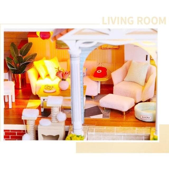 大旺小舖: diy袖珍娃娃屋材料包琉璃時光 生日結婚母親節情人節聖誕交換禮物 實體店面