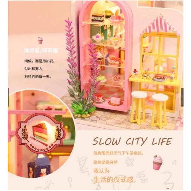 大旺小舖:DIY小屋甜品私語 袖珍屋娃娃屋材料包 生日結婚母親節情人節聖誕交換禮物 實體店面