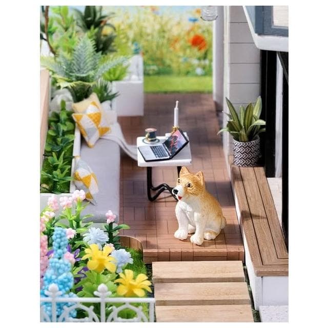 大旺小舖:DIY小屋西溪小居 袖珍屋娃娃屋材料包 生日結婚母親節情人節聖誕交換禮物 實體店面