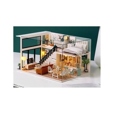大旺小舖:DIY小屋 舒適生活 袖珍屋娃娃屋材料包 生日結婚母親節情人節聖誕交換禮物 實體店面