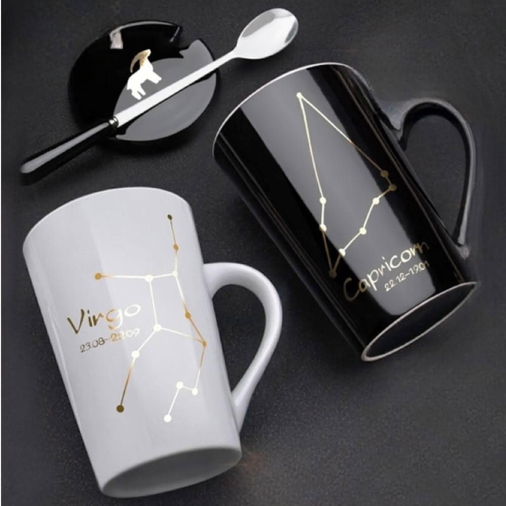 星座陶瓷馬克杯  星座杯 情侶馬克杯 情人禮物 紀念禮物 週年紀念 情人節 陶瓷杯 個性馬克杯 生日禮物 馬克杯