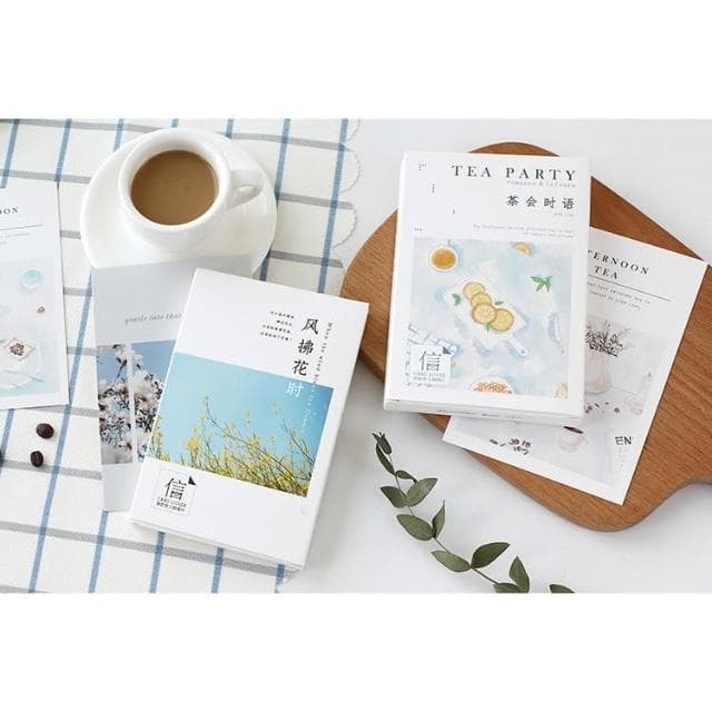 【德德小品集】明信片 風拂花時 紀念 復古 郵寄 禮物 旅遊 回憶 照片 收藏 愛 文青 信的戀人 信 卡片 精緻 裝飾房間