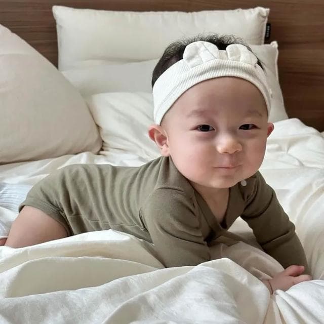 Sunday Hug 韓國  嬰幼兒包屁衣(長袖 /0-12M) 寶寶包屁衣