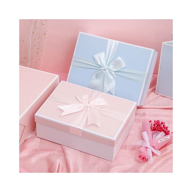 蝴蝶結禮物盒子 禮物盒 包裝盒 禮品盒 生日禮物 交換禮物 禮盒 情人節 包裝盒 慶生 送禮ZM-00487