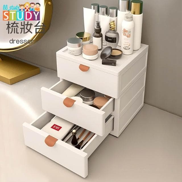 貨到付款 抽屜式桌面收納盒 塑膠學生辦公用品文件A4紙化妝品保養品整理櫃箱 抽屜收納盒 置物盒 儲物盒 雜物盒 零食盒