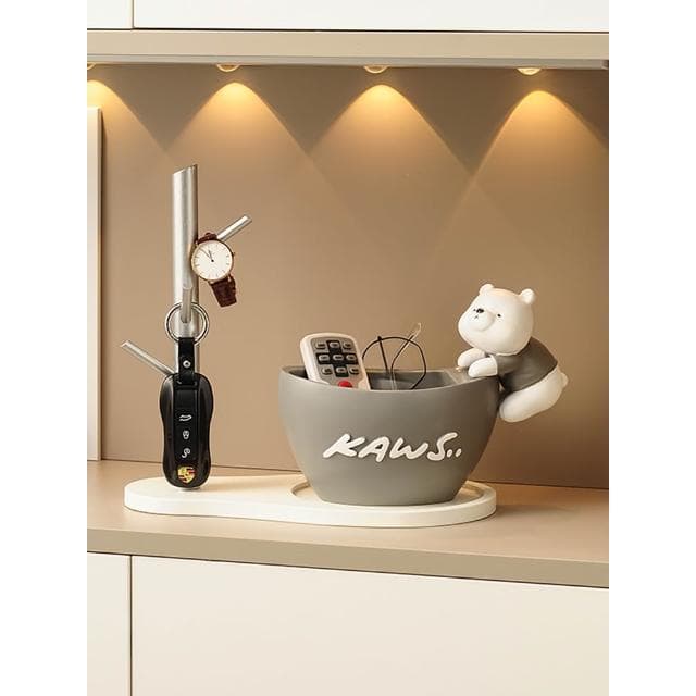 元寶入戶鞋櫃玄關鑰匙置物架收納擺件門口客廳家居裝飾品喬遷禮品