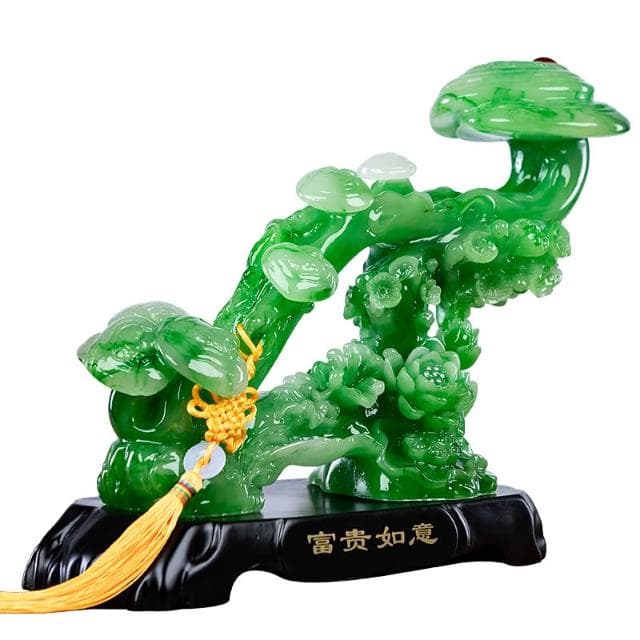 玉如意招財擺件中式客廳電視酒櫃玄關家居裝飾品喬遷新居搬家禮物