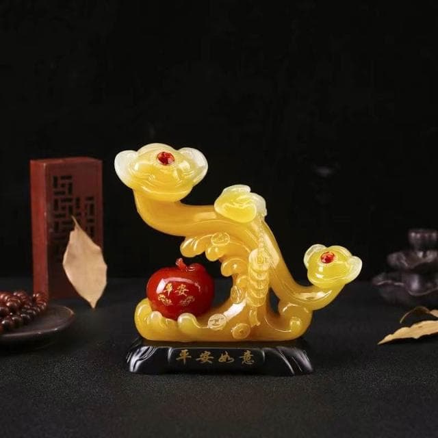 富貴平安如意擺件客廳喬遷送禮物電視櫃酒櫃房間工藝品擺件玄關擺