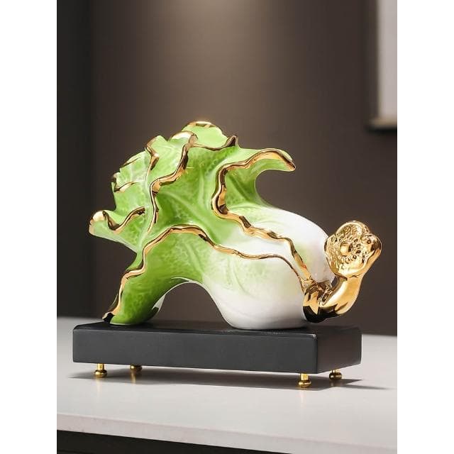 招財白菜擺件開業禮品百財裝飾品客廳電視櫃酒櫃喬遷店鋪開店禮物