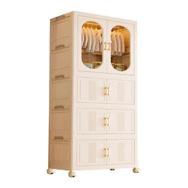 免安裝寶寶衣櫃兒童衣服收納櫃簡易嬰兒小衣櫥塑膠家用臥室儲物櫃