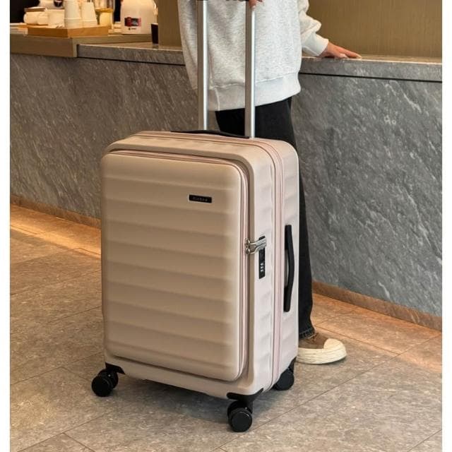 2025新款大容量密碼箱 男24寸旅行箱 行李箱 拉杆箱 女20寸側開蓋小型行李箱