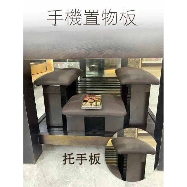 按摩床美容院專用實木spa加熱醫美美體高端床中醫推拿紋繡美容床