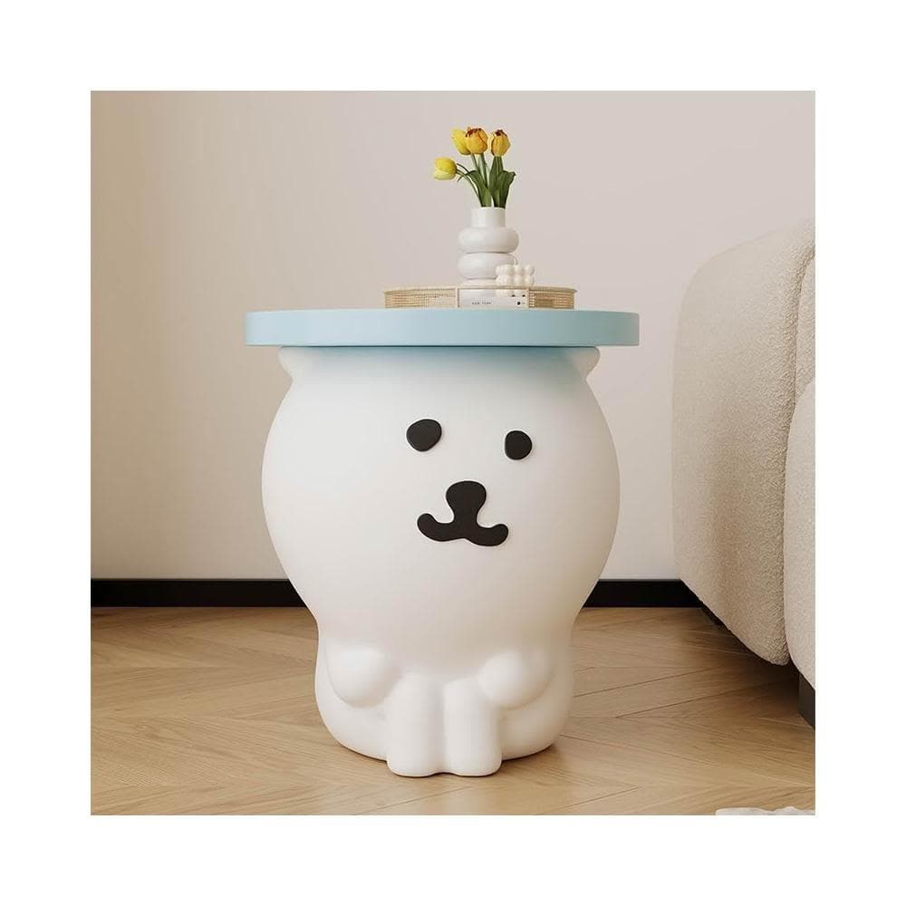 自嘲熊卡通茶几客廳擺件落地公仔沙發邊幾創意床頭櫃可愛喬遷禮物