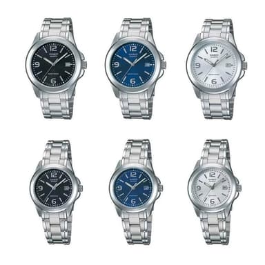 【CASIO 卡西歐】【金藏】 CASIO石英錶對錶  復古圓面造型超優質感設計款 情侶對錶生日禮物 MTP-1215A_LTP-1