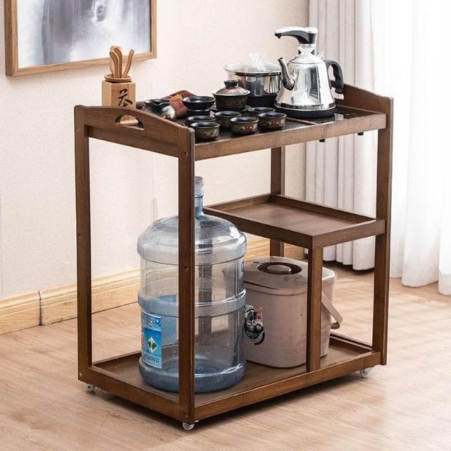 移動茶車茶桌現代簡約茶具家用客廳茶水櫃多功能上水一體茶盤套裝