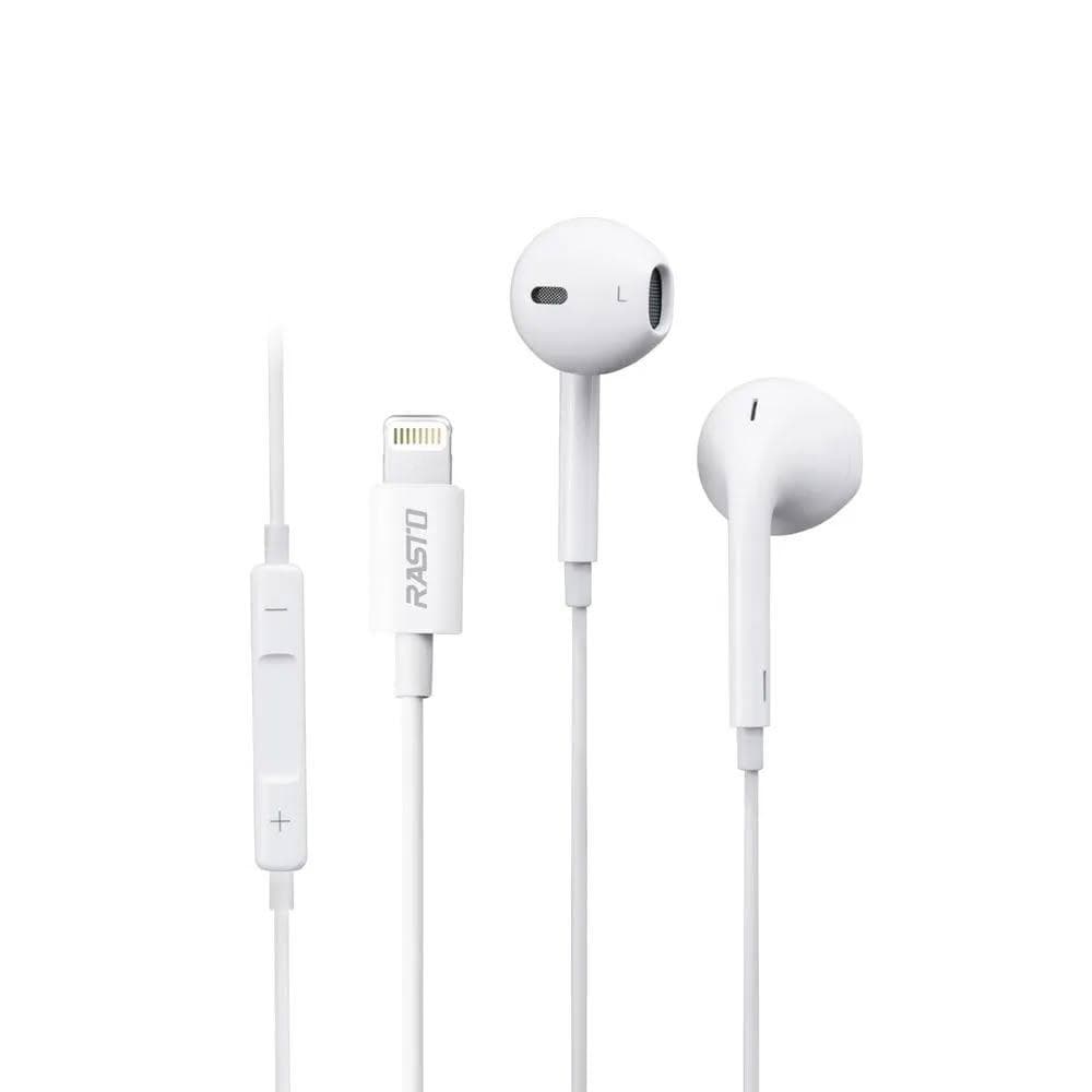 【RASTO】RASTO RS41IPHONE半入耳式耳機 符合人體工學 三鍵調音控制