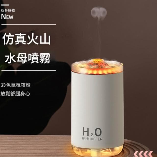 【RTAKO】火焰香薰機 火焰加濕器 小型加濕器 擴香機 低音降噪 持久續航 加濕器 香氛機 氛圍燈 薰香機