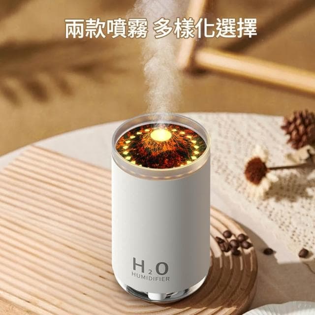 【RTAKO】火焰香薰機 火焰加濕器 小型加濕器 擴香機 低音降噪 持久續航 加濕器 香氛機 氛圍燈 薰香機