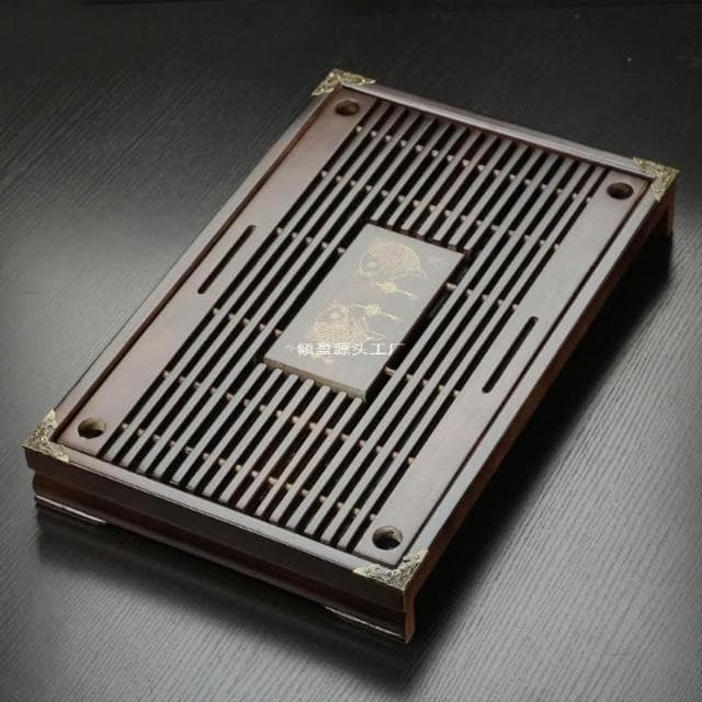 實木茶盤家用簡約功夫茶具茶臺茶託盤抽屜式儲水排水迷你小號茶海