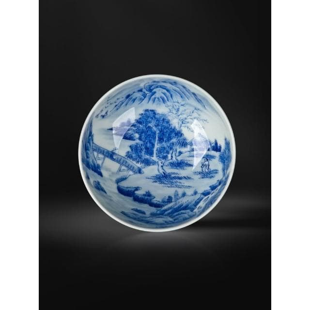 陶瓷茶杯個人專用主人杯單杯大號品茗杯景德鎮手繪青花瓷功夫茶具