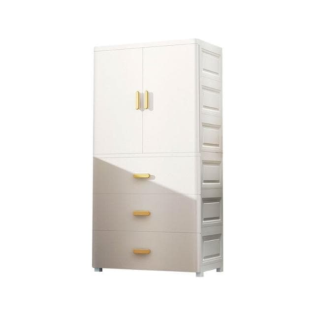 雙開寶寶衣櫃嬰兒簡易衣物收納櫃兒童小衣櫥整理箱塑膠家用儲物櫃