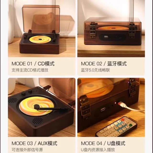 適用Sony索尼光碟復古CD專輯播放唱片機器藍牙音響KPOP生日禮物品